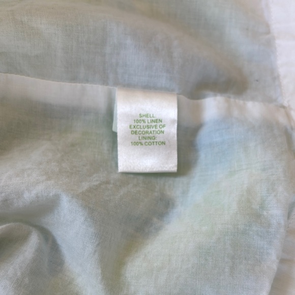 Lilly Pulitzer Green and Blue Dress with 3/4 Dolman Sleeves for Resort Wear - Picture 4 of 4